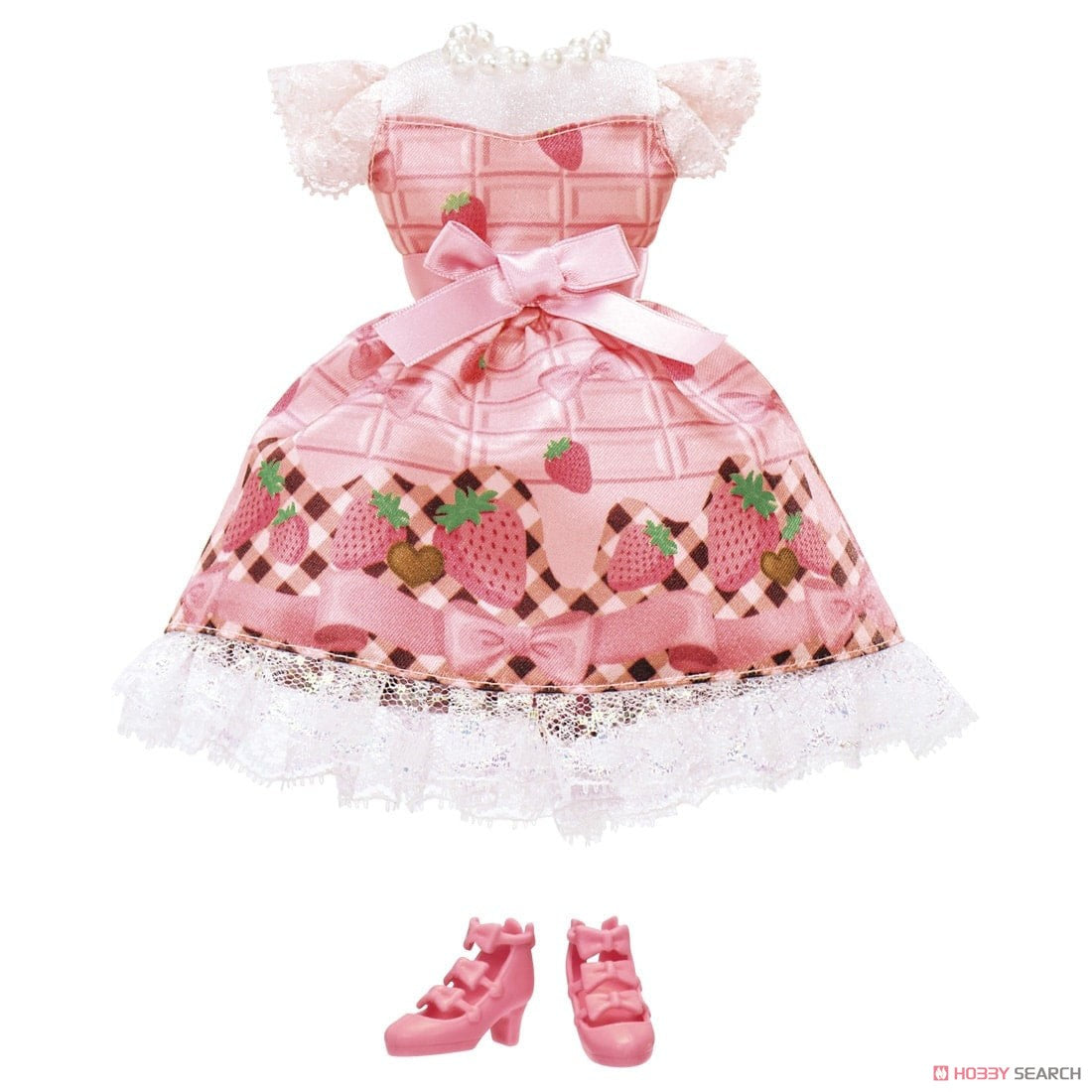 Takara Tomy Licca-chan Dress My First Dress LW-02 Strawberries & Ribbons