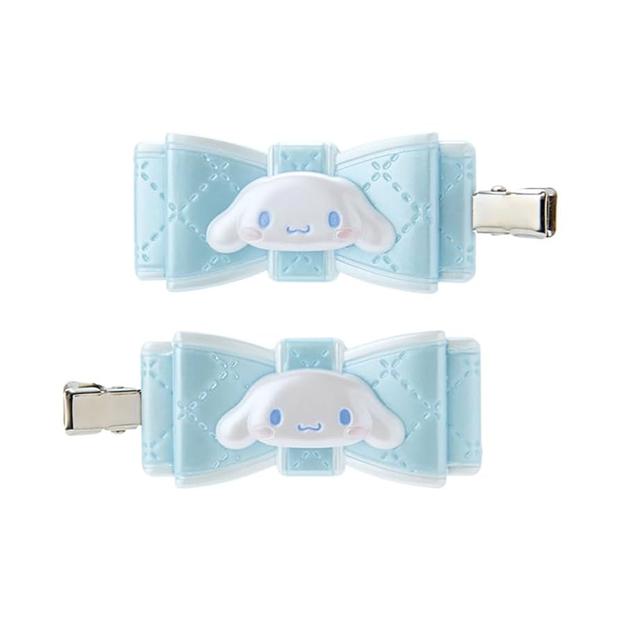 SANRIO Bangs Clip Quilt Ribbon Hair Clip Cinnamoroll