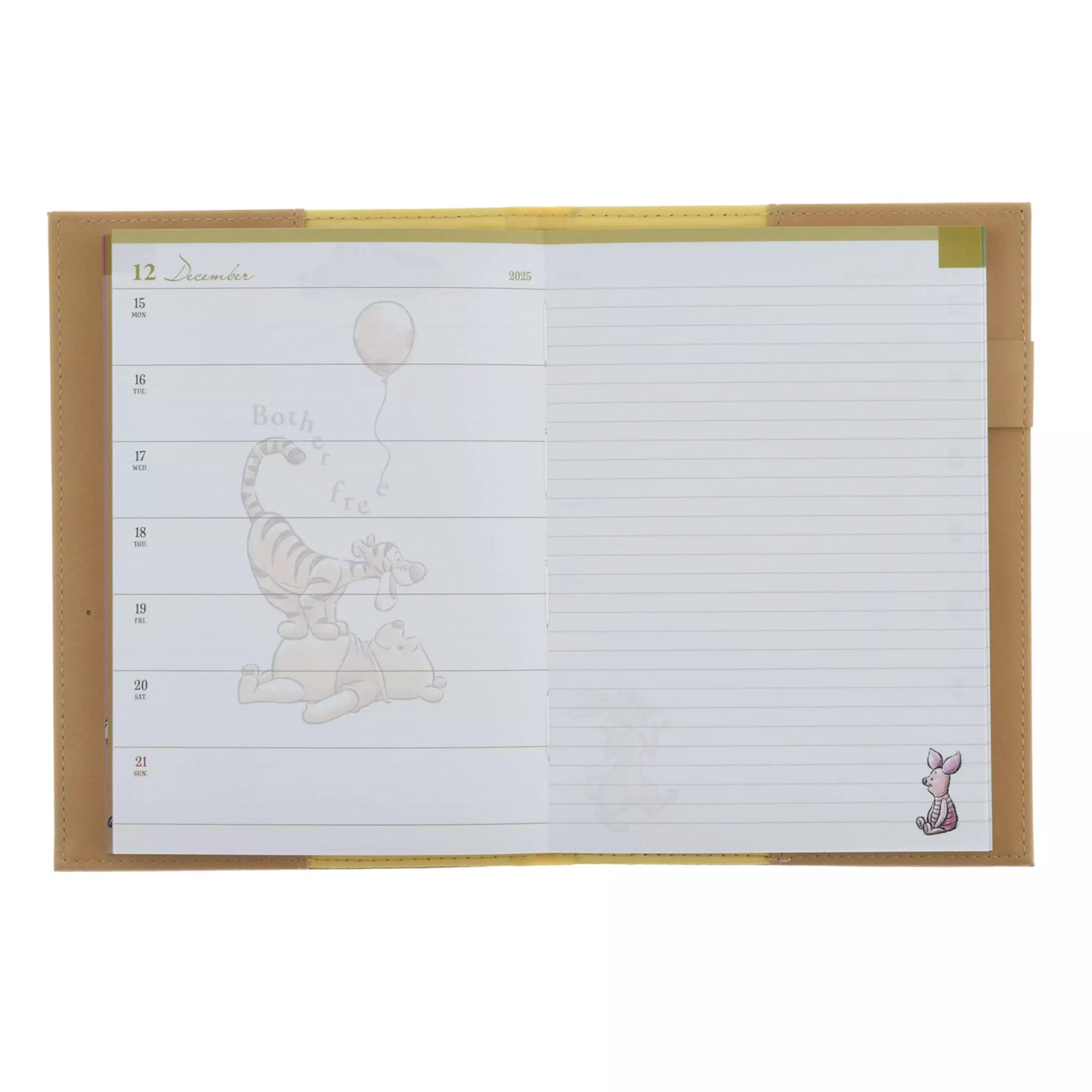 Winnie the Pooh & Friends Planner/Schedule Book, B6, Embossed CALENDAR & ORGANIZER 2026