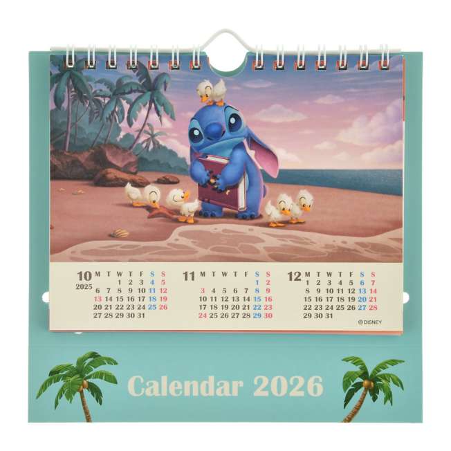 Lilo, Stitch, and Scrump Desk Calendar Pop-Up CALENDAR & ORGANIZER 2026