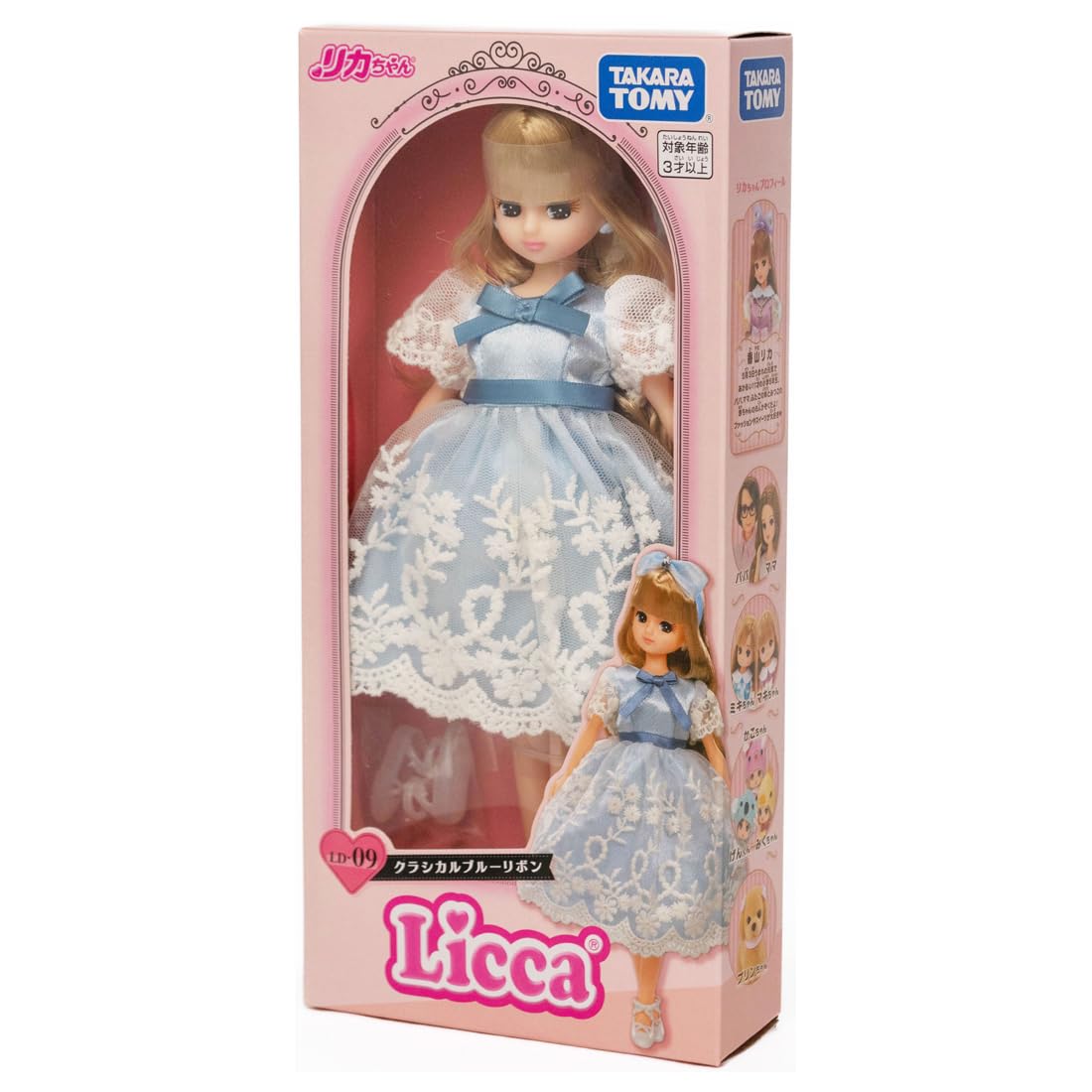 Takara Tomy Licca-chan Doll LD-09 Classical Blue Ribbon