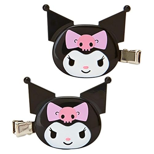 Sanrio Kuromi Ribbon Hair Clip 2 Count