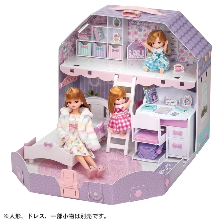 Takara Tomy Licca-chan with a Loft! Yumemiru Licca-chan's Heya
