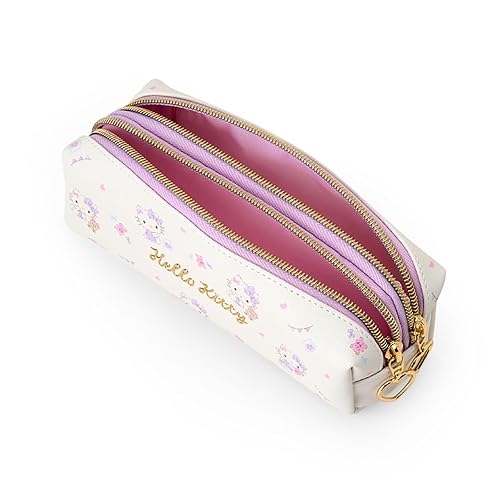 Sanrio Double Zipper Pen Case Hello Kitty