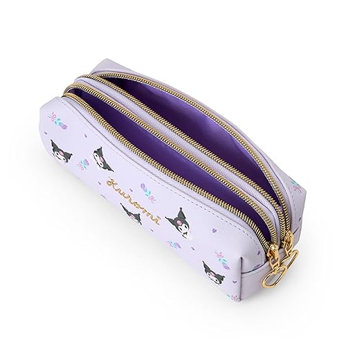 Sanrio Double Zipper Pen Case Kuromi