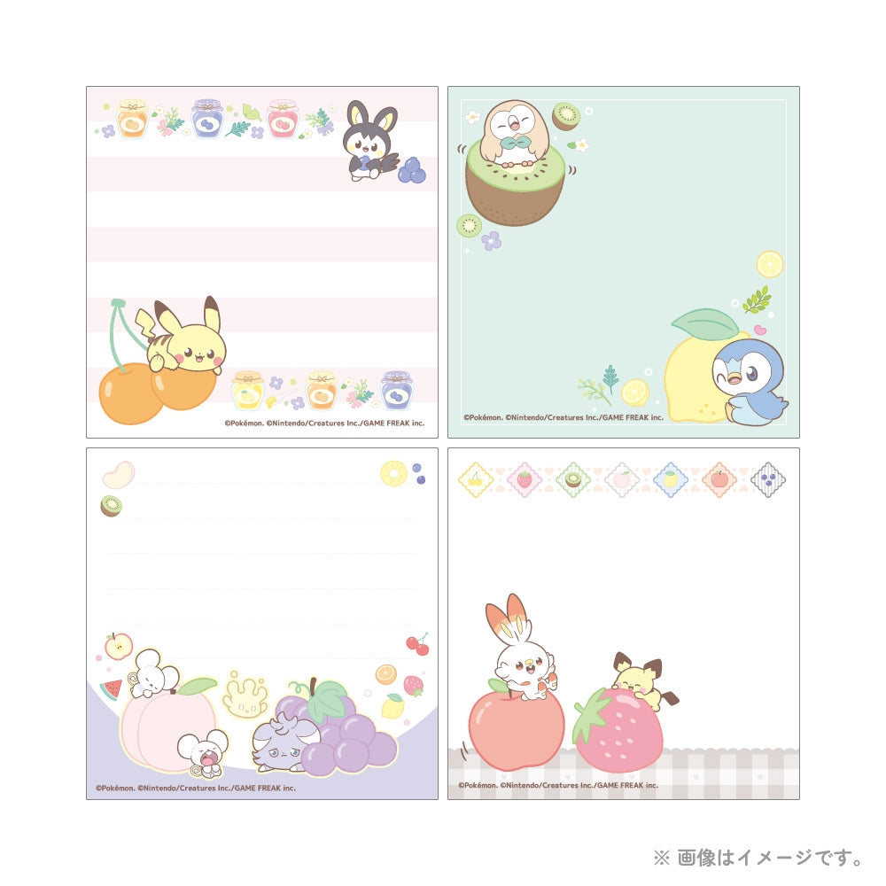 Square Memo Fruit Poke Piece