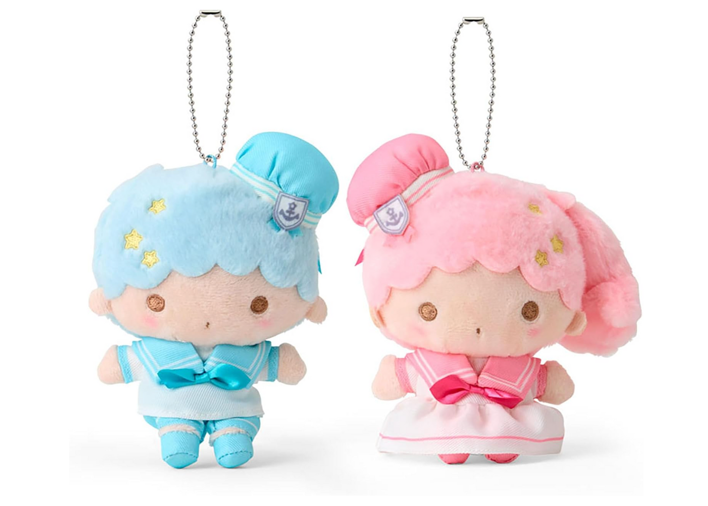 Little Twin Stars Kikirara Mascot Holder (Sailor Color)
