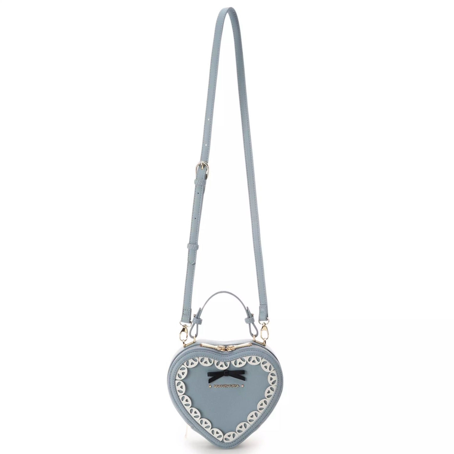 [SAMANTHAVEGA] "Alice in Wonderland" Collection "Alice" Heart-Shaped Shoulder Bag