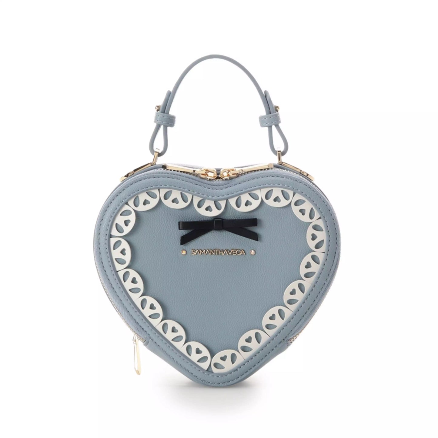 [SAMANTHAVEGA] "Alice in Wonderland" Collection "Alice" Heart-Shaped Shoulder Bag