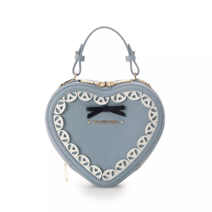 [SAMANTHAVEGA] "Alice in Wonderland" Collection "Alice" Heart-Shaped Shoulder Bag