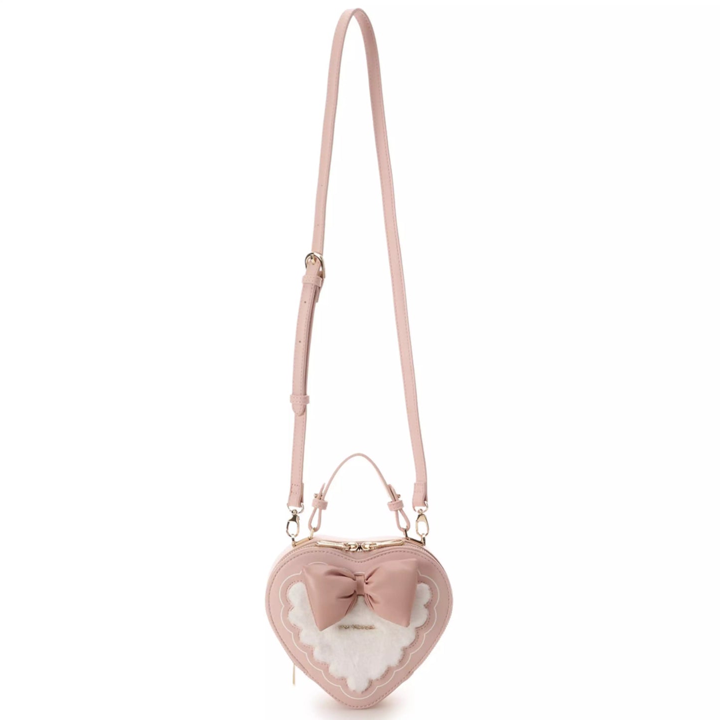 [SAMANTHAVEGA] "The Aristocats" "Disney Marie" Collection Heart-Shaped Shoulder Bag