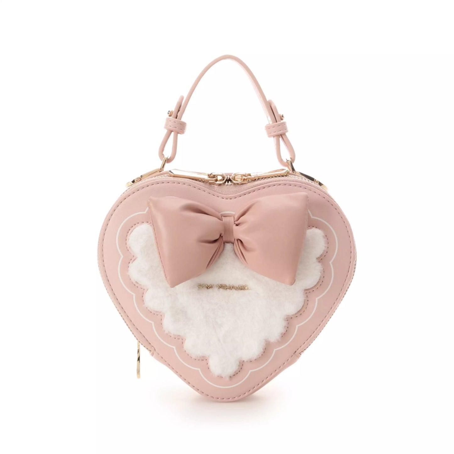 [SAMANTHAVEGA] "The Aristocats" "Disney Marie" Collection Heart-Shaped Shoulder Bag