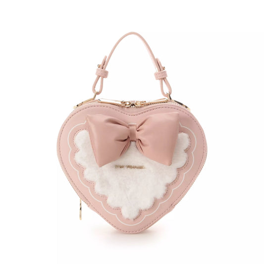[SAMANTHAVEGA] "The Aristocats" "Disney Marie" Collection Heart-Shaped Shoulder Bag