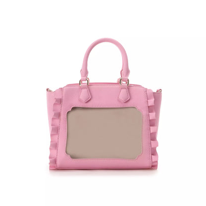 & chouette "Piglet" Plush Toy Bag with Clear Pocket