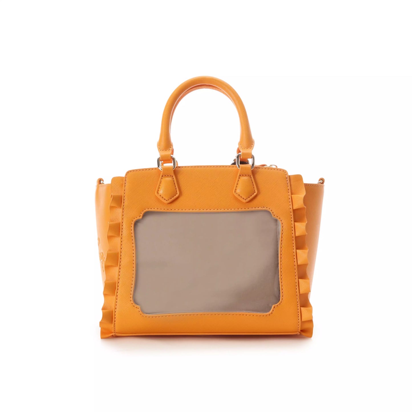 & chouette "Oshigoto Bag" Plush Toy Bag with Clear Pocket "Tigger"