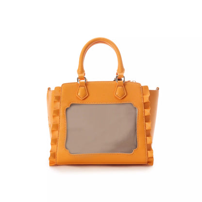 & chouette "Oshigoto Bag" Plush Toy Bag with Clear Pocket "Tigger"