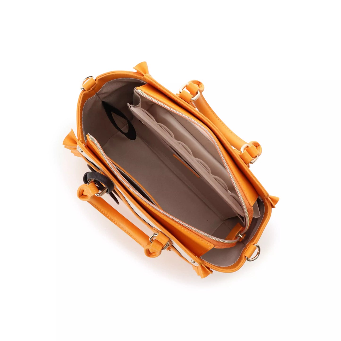 & chouette "Oshigoto Bag" Plush Toy Bag with Clear Pocket "Tigger"