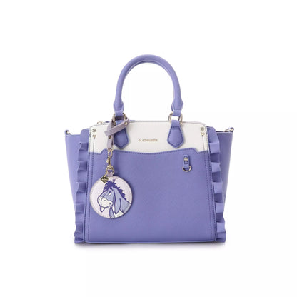 [& chouette] "Oshigoto Bag" Plush Toy Bag with Clear Pocket "Eeyore"