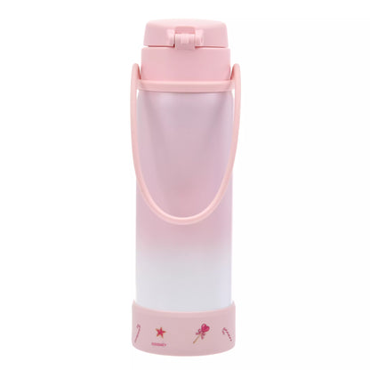 Marie The Aristocats Stainless Steel Bottle with Strap, Gradient Design, Drinkware