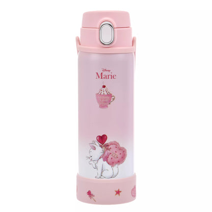 Marie The Aristocats Stainless Steel Bottle with Strap, Gradient Design, Drinkware