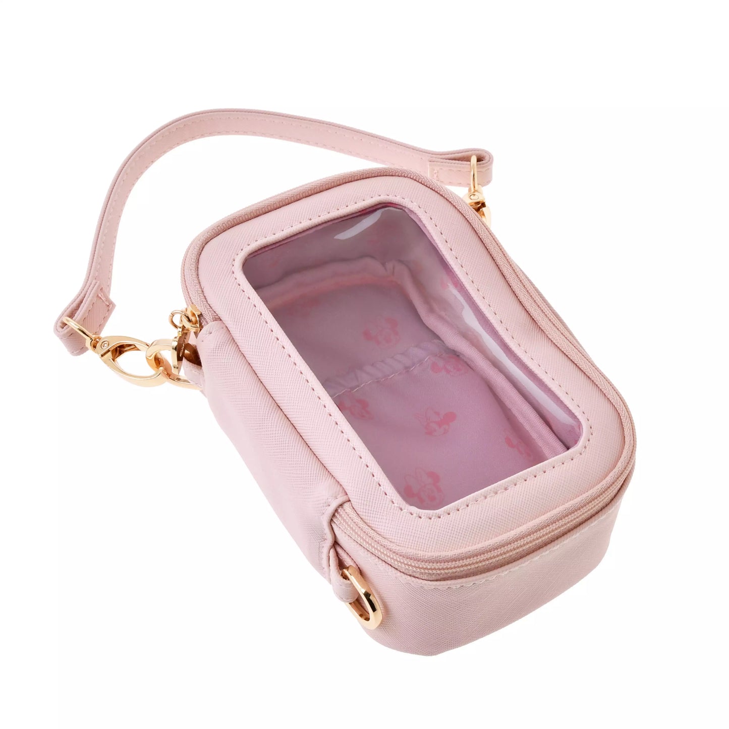 Minnie Mouse Pouch with Strap, Clear Window, One Color