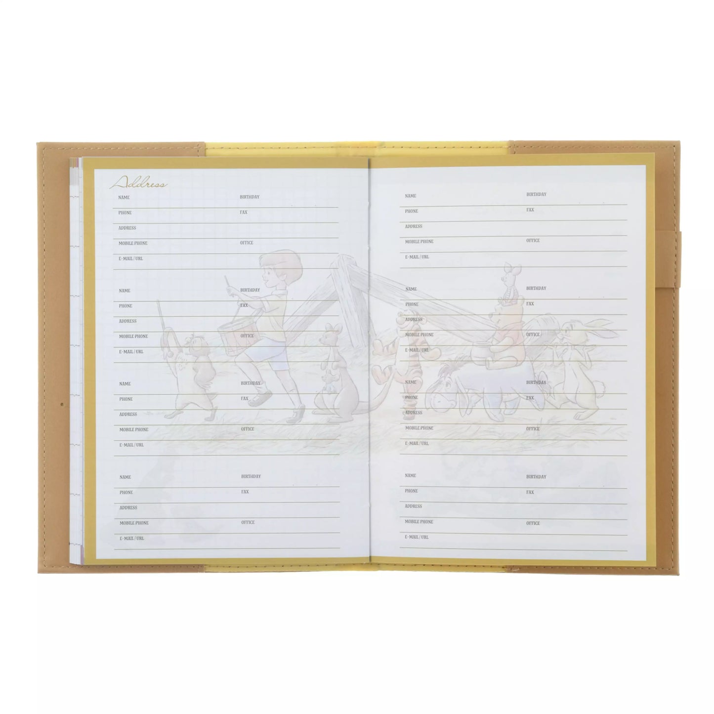 Winnie the Pooh & Friends Planner/Schedule Book, B6, Embossed CALENDAR & ORGANIZER 2026