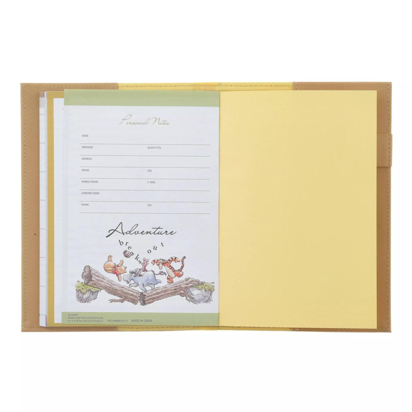 Winnie the Pooh & Friends Planner/Schedule Book, B6, Embossed CALENDAR & ORGANIZER 2026