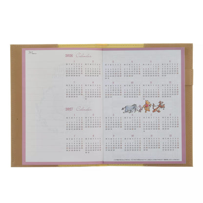 Winnie the Pooh & Friends Planner/Schedule Book, B6, Embossed CALENDAR & ORGANIZER 2026