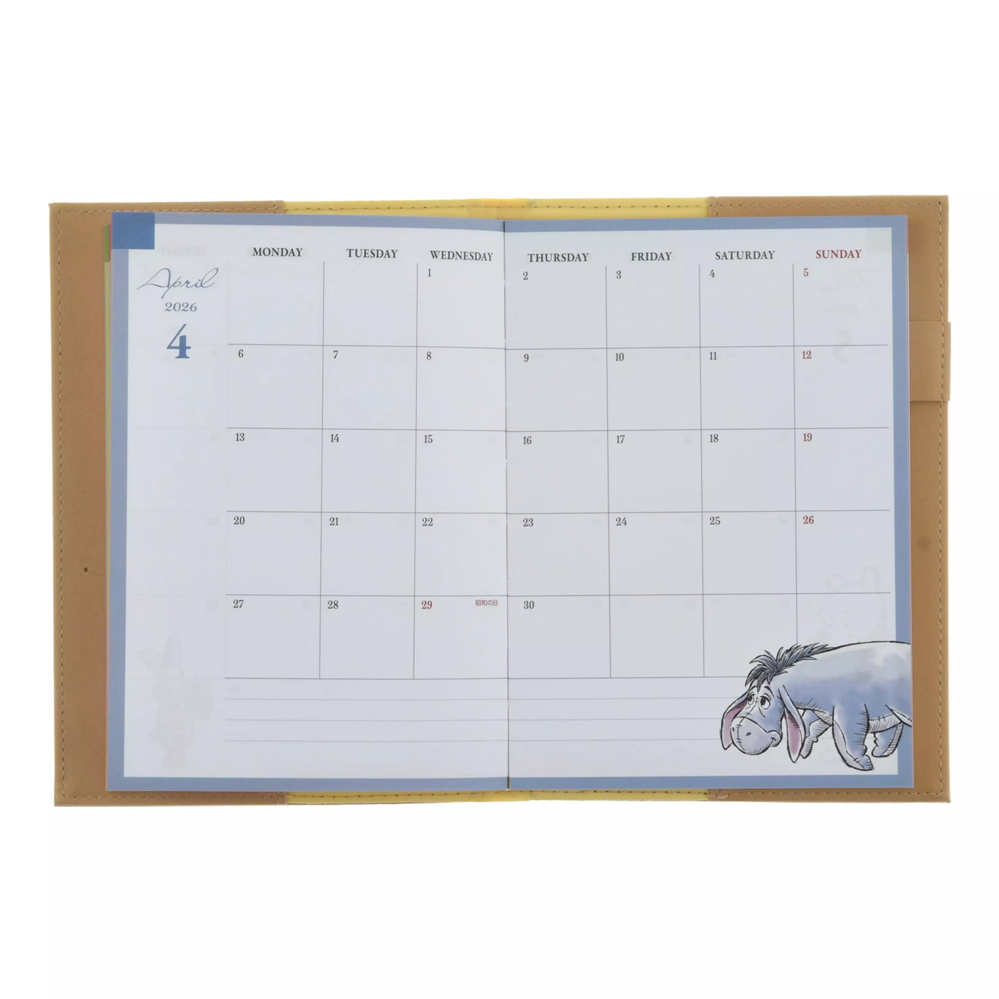 Winnie the Pooh & Friends Planner/Schedule Book, B6, Embossed CALENDAR & ORGANIZER 2026