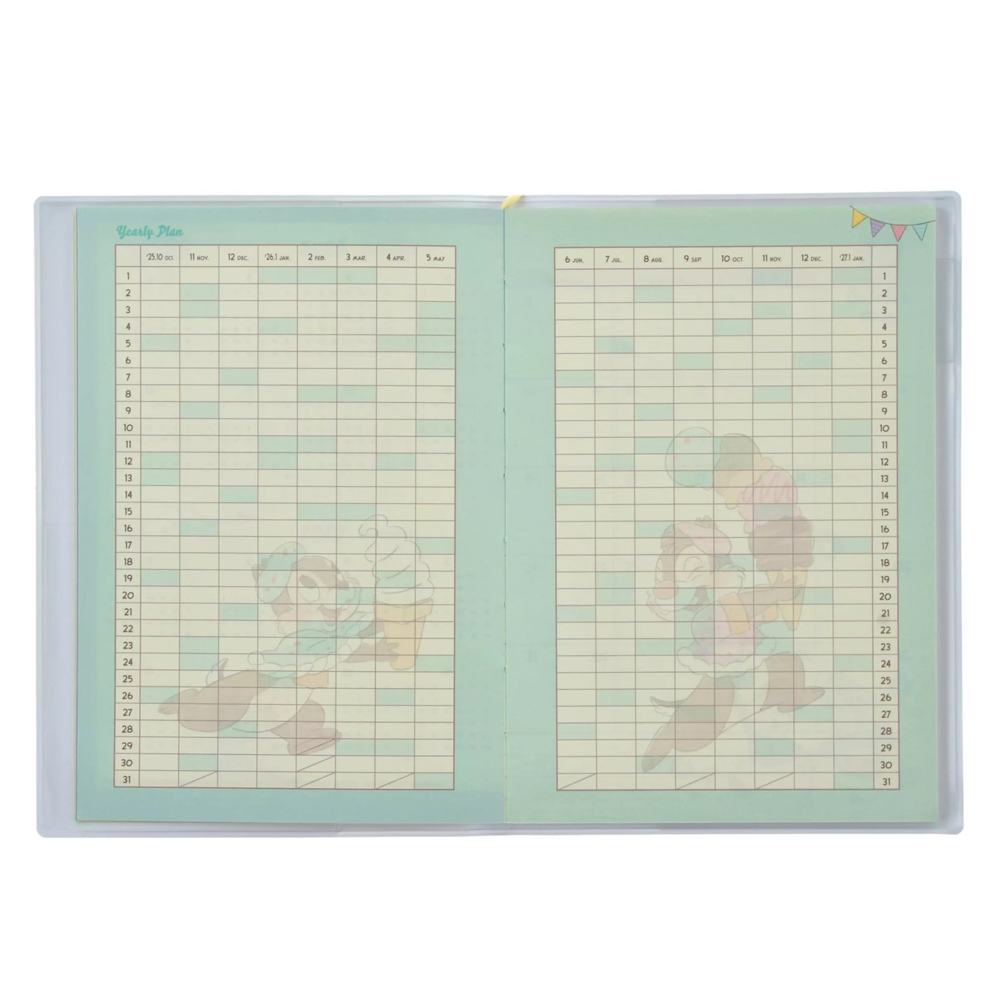 Chip & Dale B6 Costume Calendar & Organizer 2026