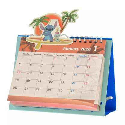 Lilo, Stitch, and Scrump Desk Calendar Pop-Up CALENDAR & ORGANIZER 2026