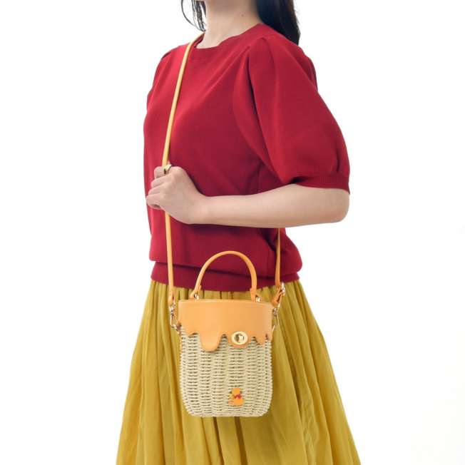 Winnie the Pooh Basket Bag 2-Way Honey Pot Style HONEY DAY