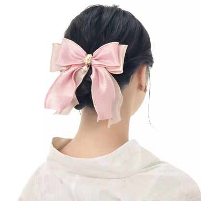 Marie The Aristocats Hair Clip Big Ribbon Disney YUKATA Collection