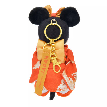 Minnie Plush Keychain Kimono Japan Original