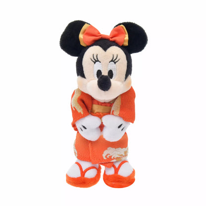 Minnie Plush Keychain Kimono Japan Original