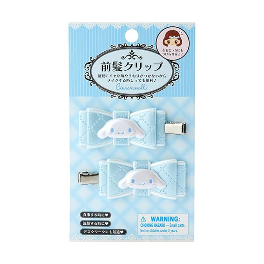 SANRIO Bangs Clip Quilt Ribbon Hair Clip Cinnamoroll
