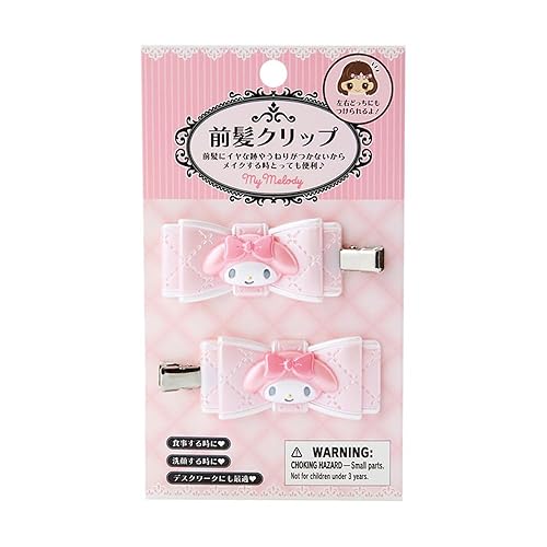 Sanrio Bangs Clip Quilted Ribbon Hair Clip My Melody