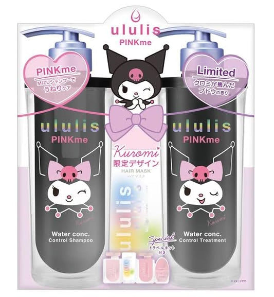 Ullis Kuromi Pink Me Control Shampoo & Hair Treatment Set