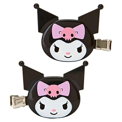 Sanrio Kuromi Ribbon Hair Clip 2 Count