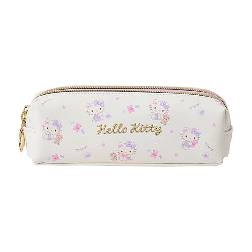 Sanrio Double Zipper Pen Case Hello Kitty