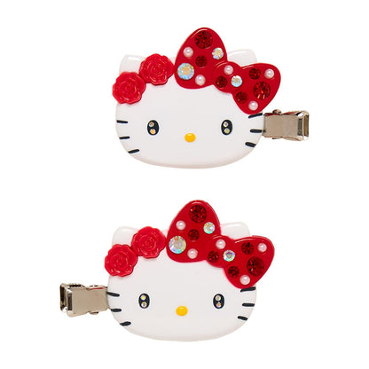 Deluxe Hello Kitty Bangs Clip Red