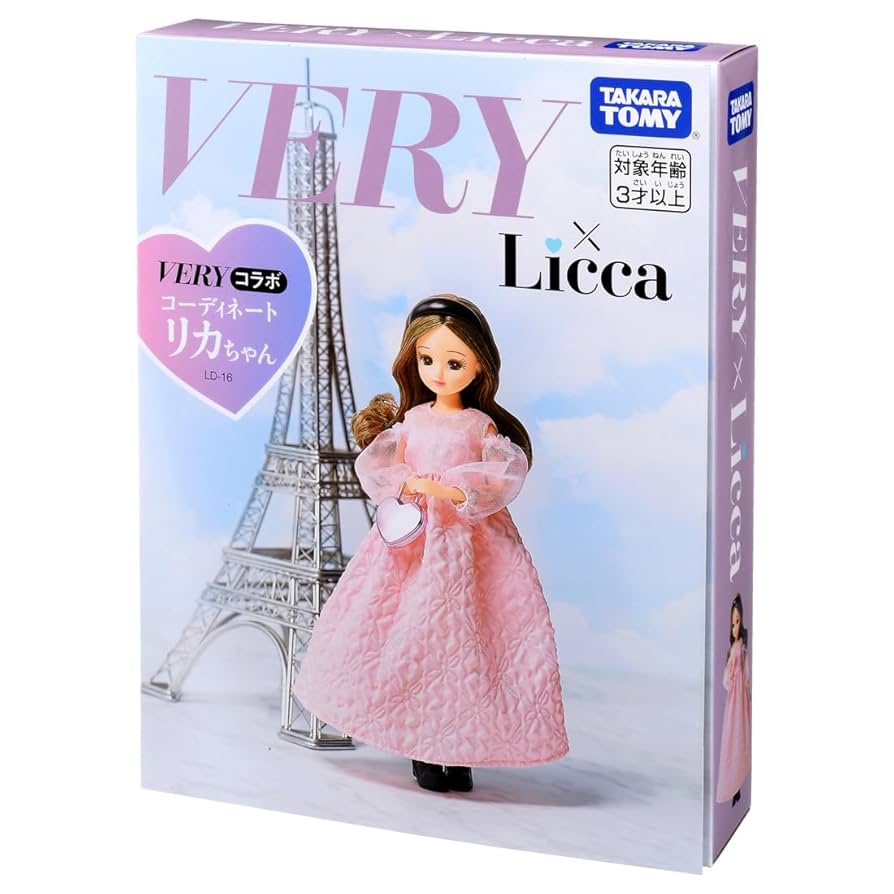 Takara Tomy Licca-chan Doll LD-16 VERY Collaboration Coordinating Licca-chan