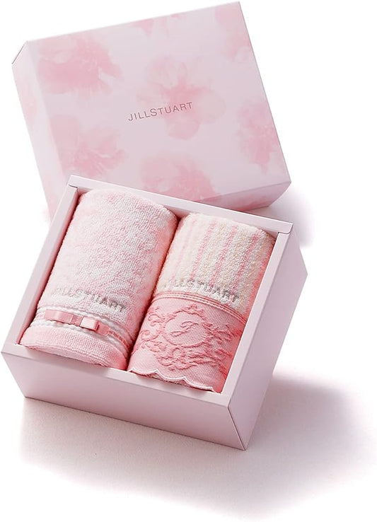 JILLSTUART Elegance Fleur Towel Gift Pink Face Towel 21cm x 18cm