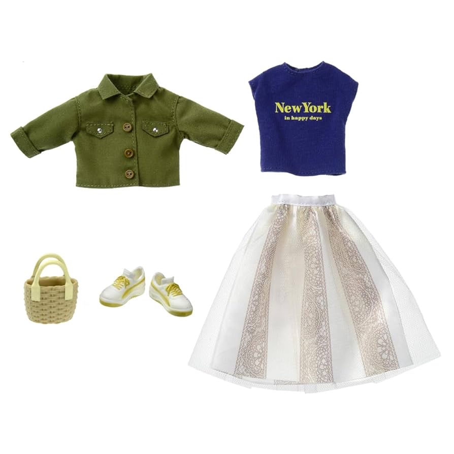 Takara Tomy Licca-chan Dress LW-19 Seaside Khaki