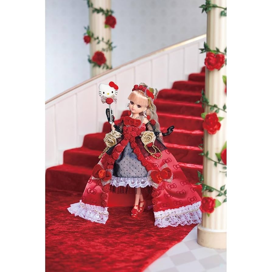 Takara Tomy Licca-chan Hello Kitty 50th Anniversary Premium Licca-chan