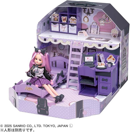 Licca-chan Cool Kuromi Licca-chan Room Dress Up