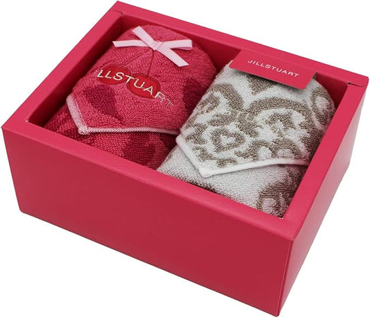 JILLSTUART Towel Gift Set Pink White Towel Handkerchief