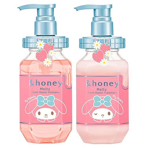 [Limited Edition My Melody Design] &honey Melty Moisture Repair Shampoo & Treatment Limited Edition Pair Set | Shampoo and Conditioner Set