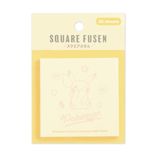 Square sticky note/Pikachu