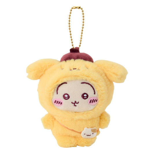 Mascot Holder Sanrio Chiikawa x Sanrio Characters Pompompurin